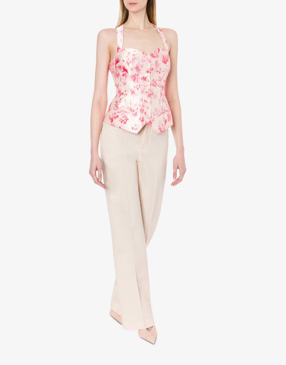 Philosophy Di Lorenzo Serafini Top in radzmir con stampa fiori Negozi Online