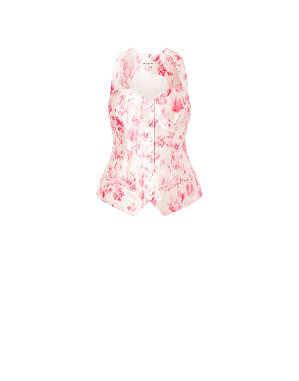 Philosophy Di Lorenzo Serafini Top in radzmir con stampa fiori Negozi Online