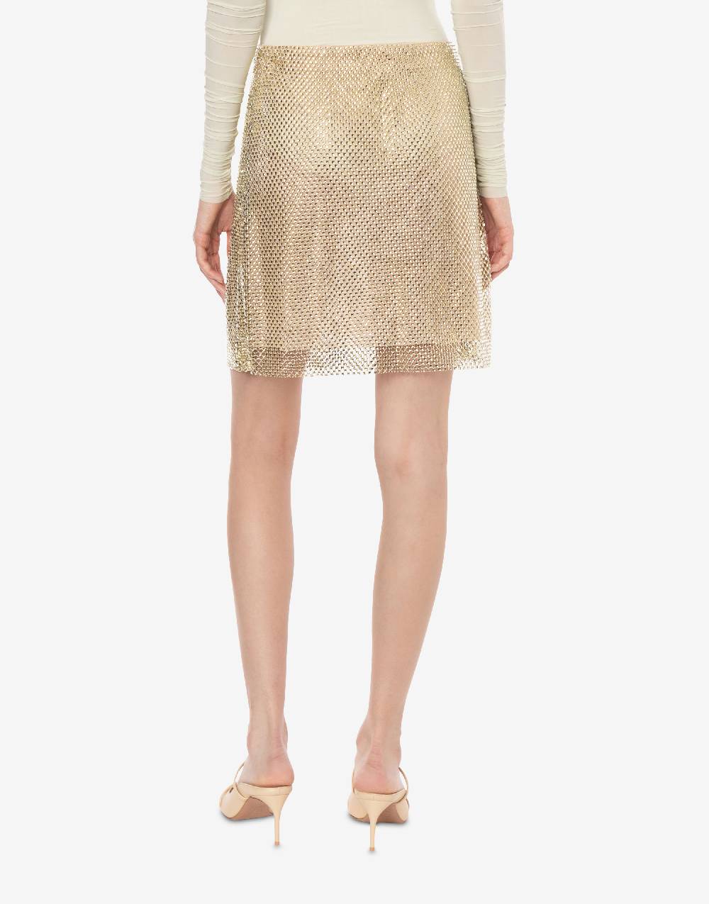 Philosophy Di Lorenzo Serafini Gonna in rete con strass Consegna Veloce