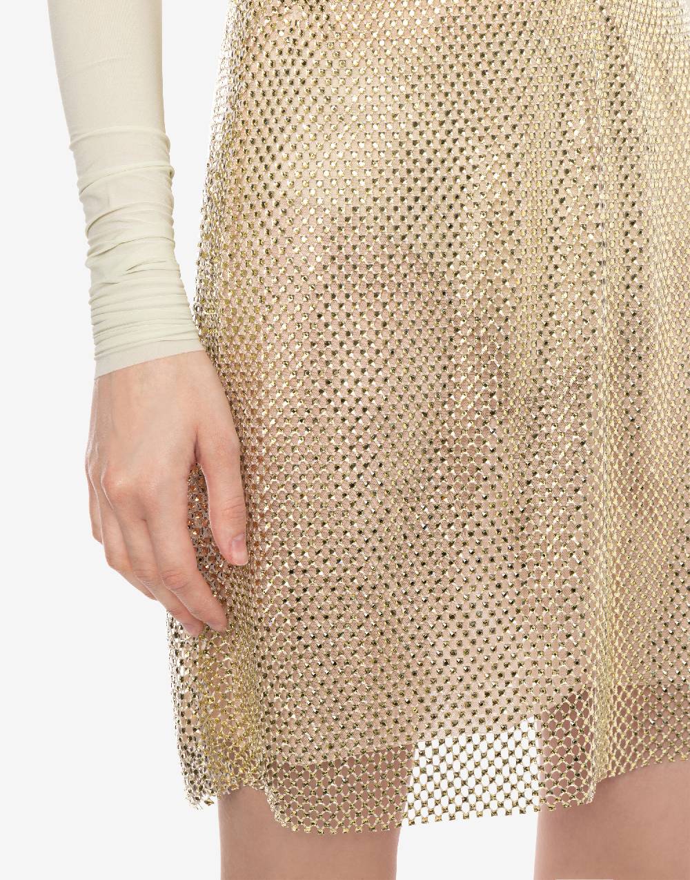 Philosophy Di Lorenzo Serafini Gonna in rete con strass Consegna Veloce
