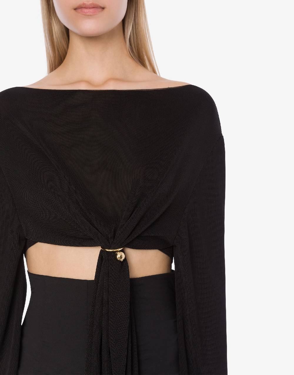 Philosophy Di Lorenzo Serafini Maglia crop con piercing Novità