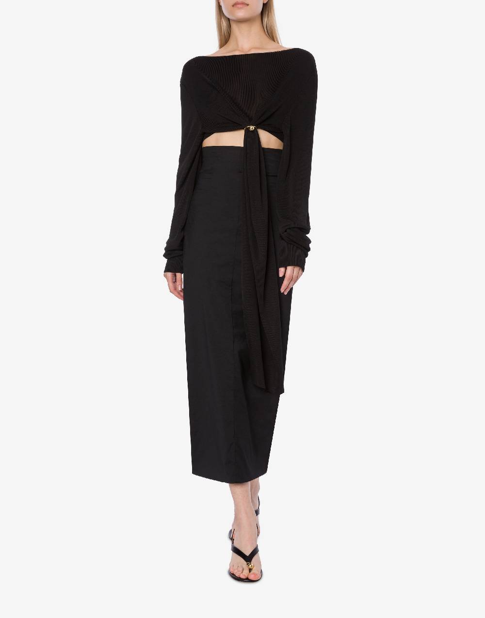 Philosophy Di Lorenzo Serafini Maglia crop con piercing Novità
