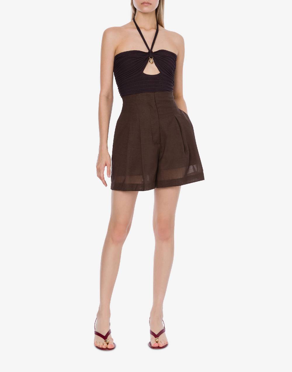Philosophy Di Lorenzo Serafini Top stretch con piercing Offerta