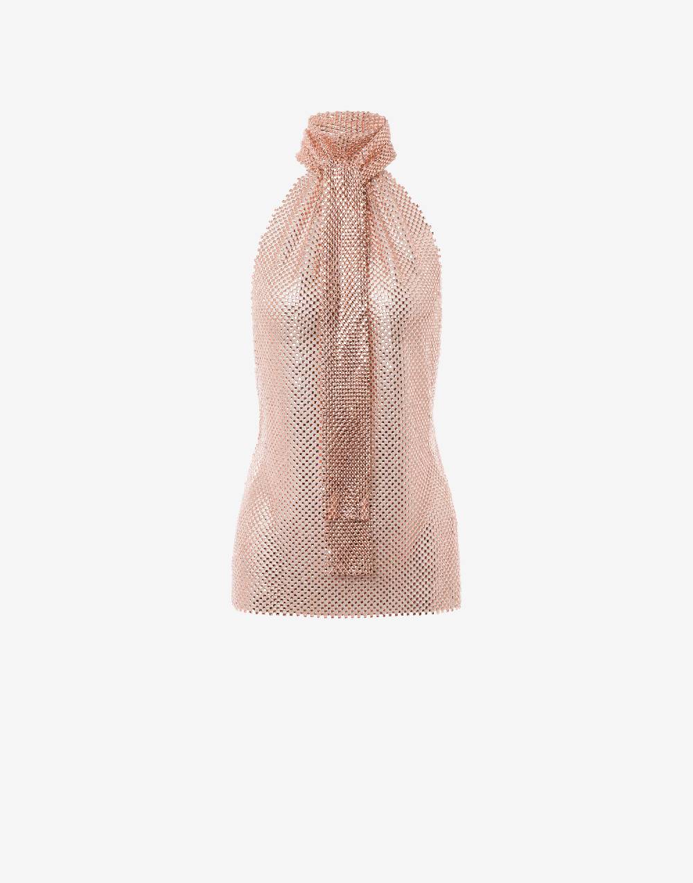 Philosophy Di Lorenzo Serafini Top in rete strass Outlet