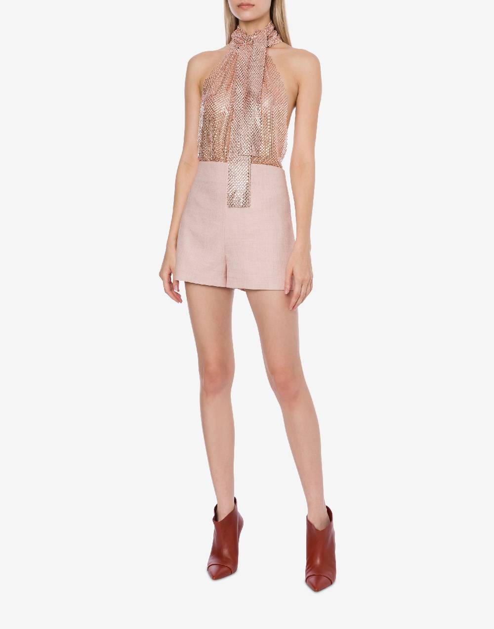 Philosophy Di Lorenzo Serafini Top in rete strass Outlet