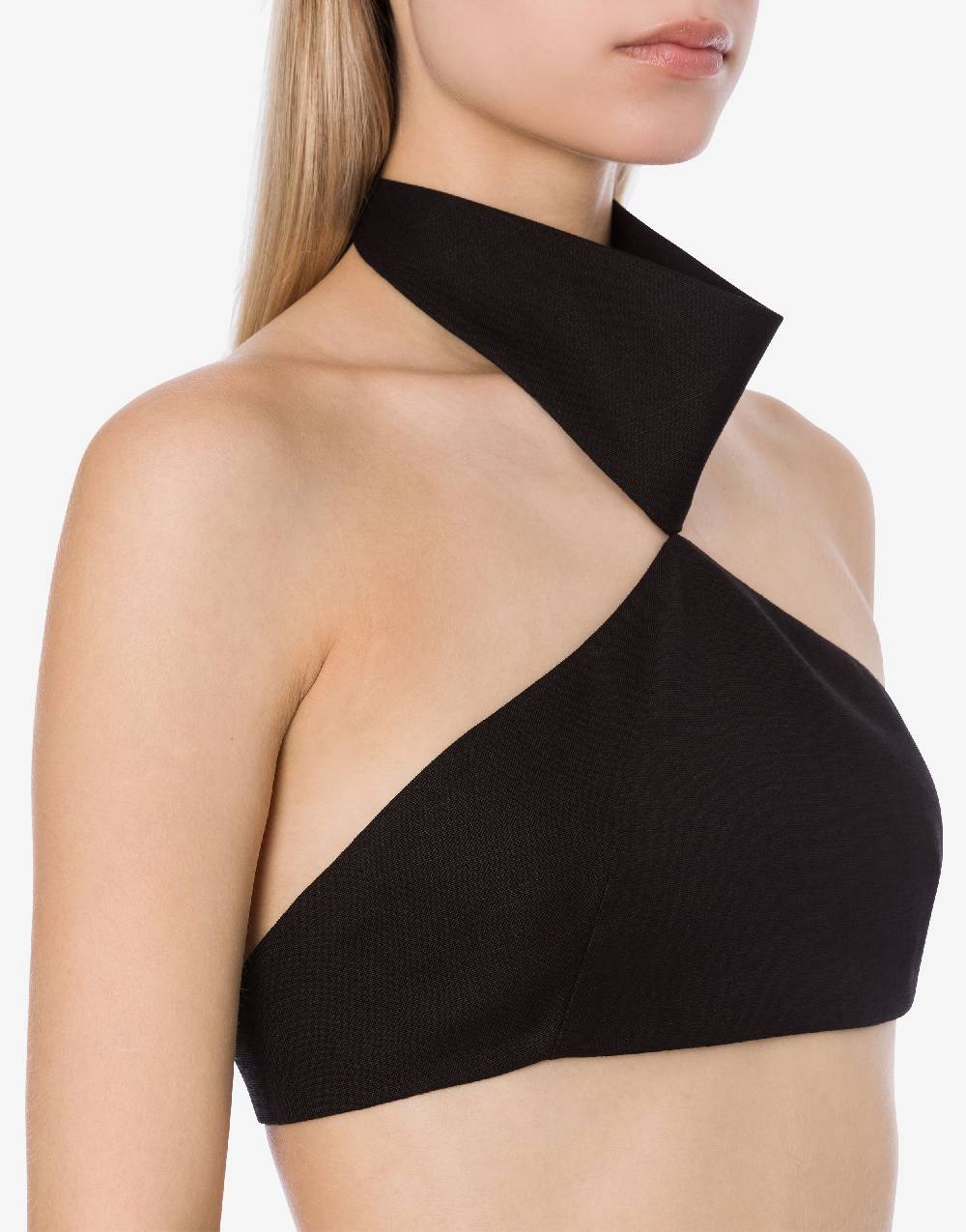 Philosophy Di Lorenzo Serafini Crop top in tela di misto lino Offerta Anniversario