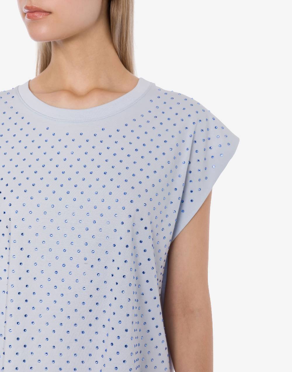 Philosophy Di Lorenzo Serafini T-shirt in jersey con strass Offerte