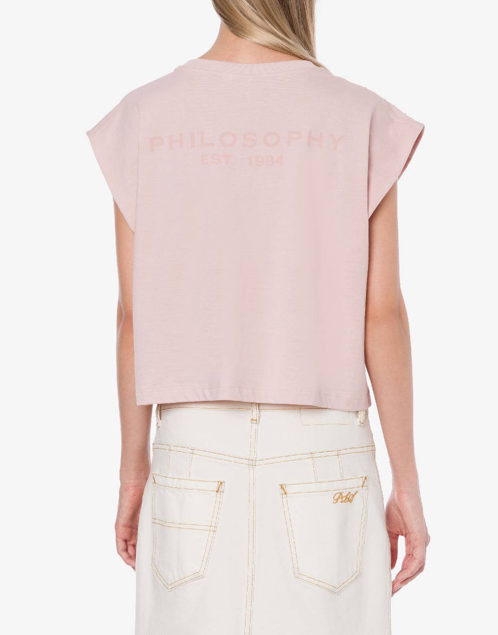 Philosophy Di Lorenzo Serafini T-shirt in jersey con strass Hotsell