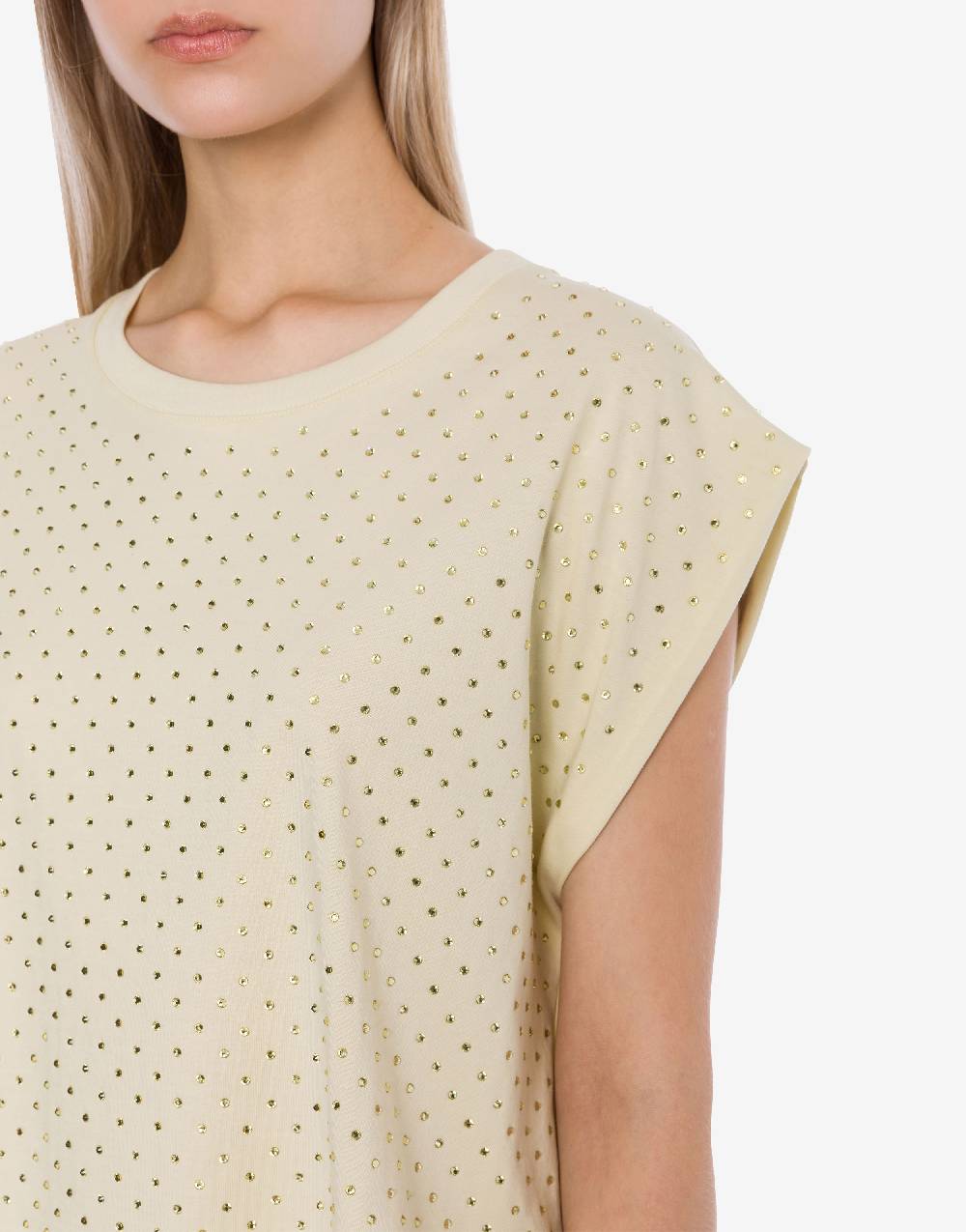 Philosophy Di Lorenzo Serafini T-shirt in jersey con strass Vendita Calda