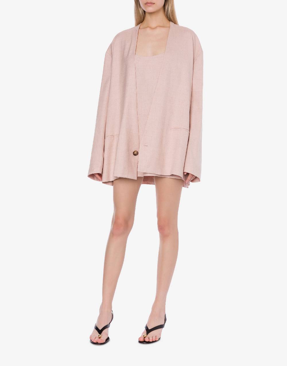 Philosophy Di Lorenzo Serafini Giacca oversize in tela misto lino In Saldo