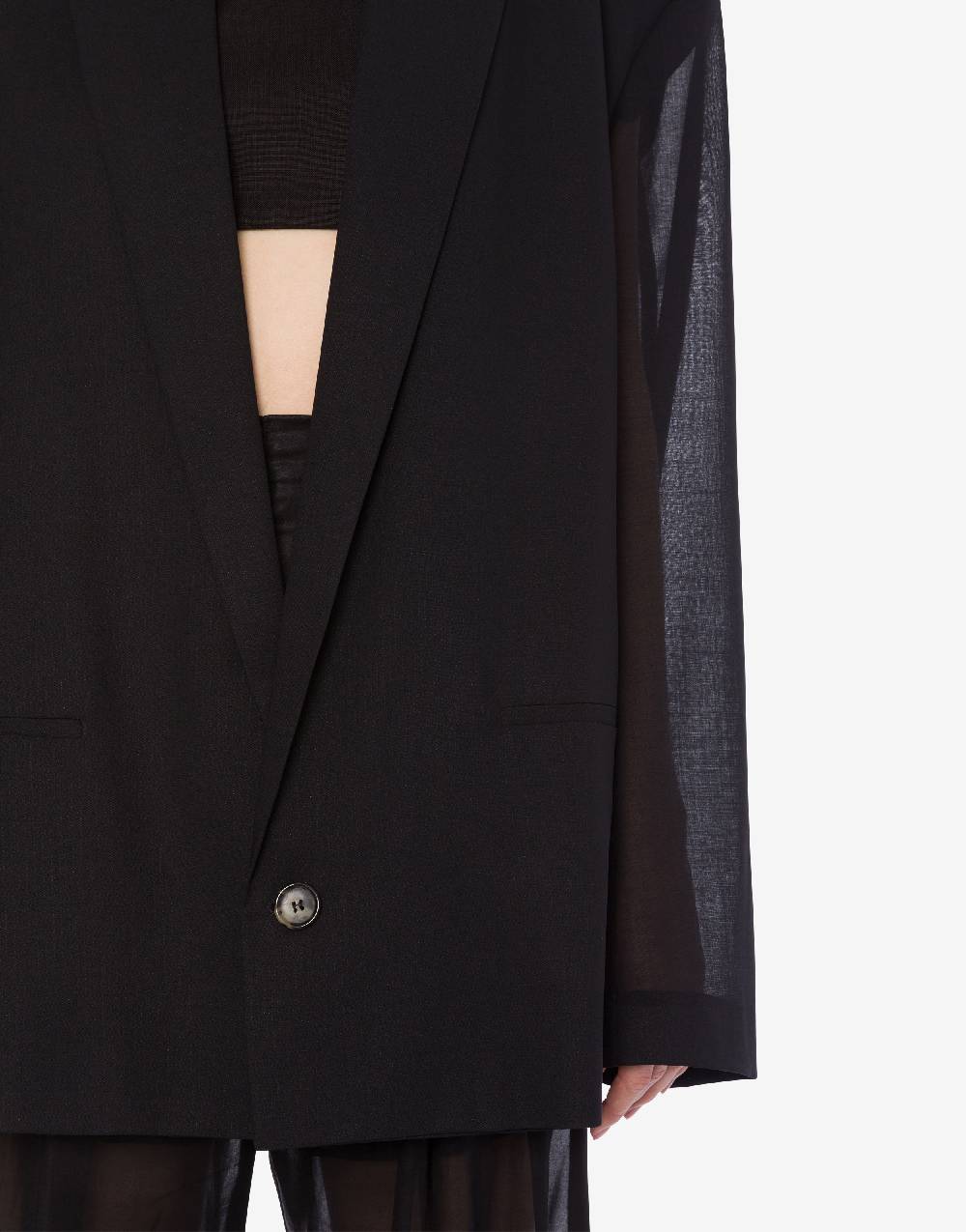 Philosophy Di Lorenzo Serafini Giacca oversize in voile di lana 2025