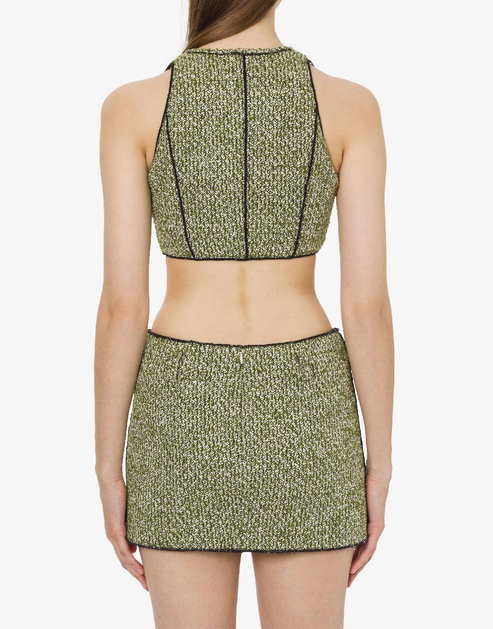Philosophy Di Lorenzo Serafini Micro top in stuoia bouclé Qualità