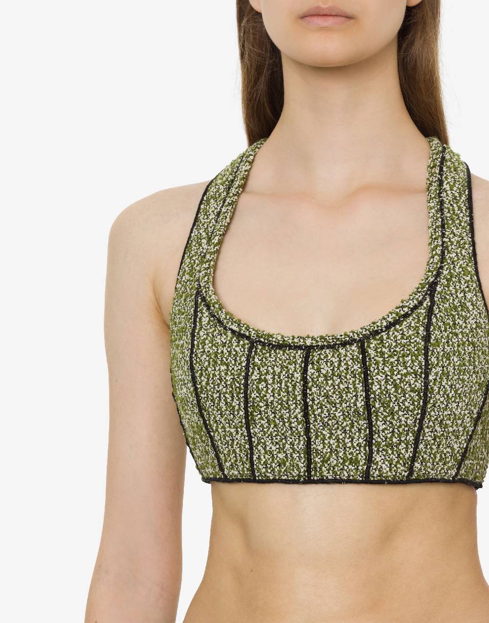 Philosophy Di Lorenzo Serafini Micro top in stuoia bouclé Qualità