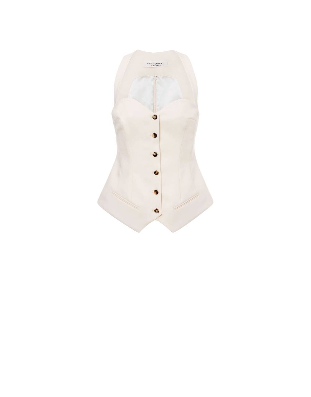 Philosophy Di Lorenzo Serafini Top in lana leggera stretch Vendita