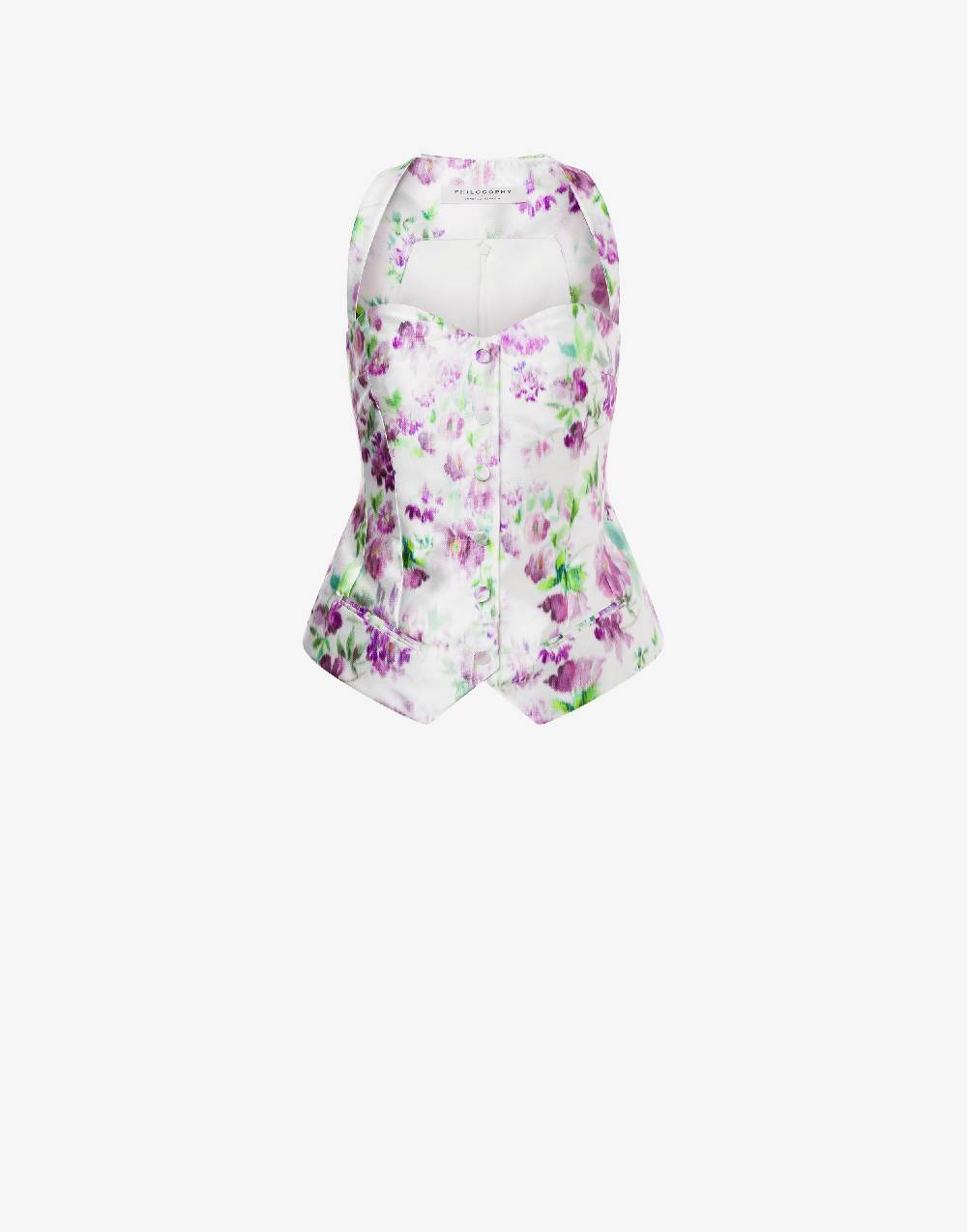 Philosophy Di Lorenzo Serafini Top in radzmir con stampa fiori Promozione