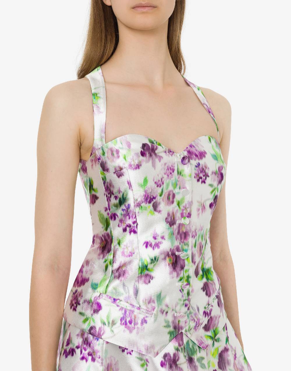 Philosophy Di Lorenzo Serafini Top in radzmir con stampa fiori Promozione