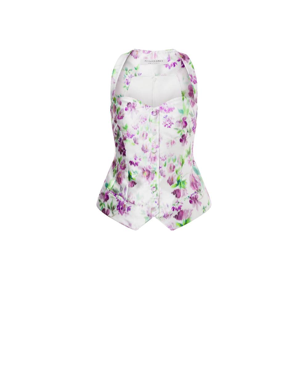 Philosophy Di Lorenzo Serafini Top in radzmir con stampa fiori Promozione