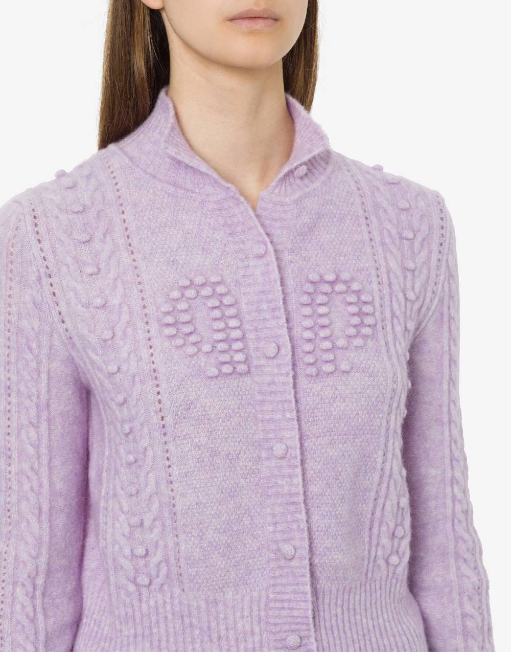 Philosophy Di Lorenzo Serafini Cardigan in baby alpaca e lana Doppia P Consegna Veloce