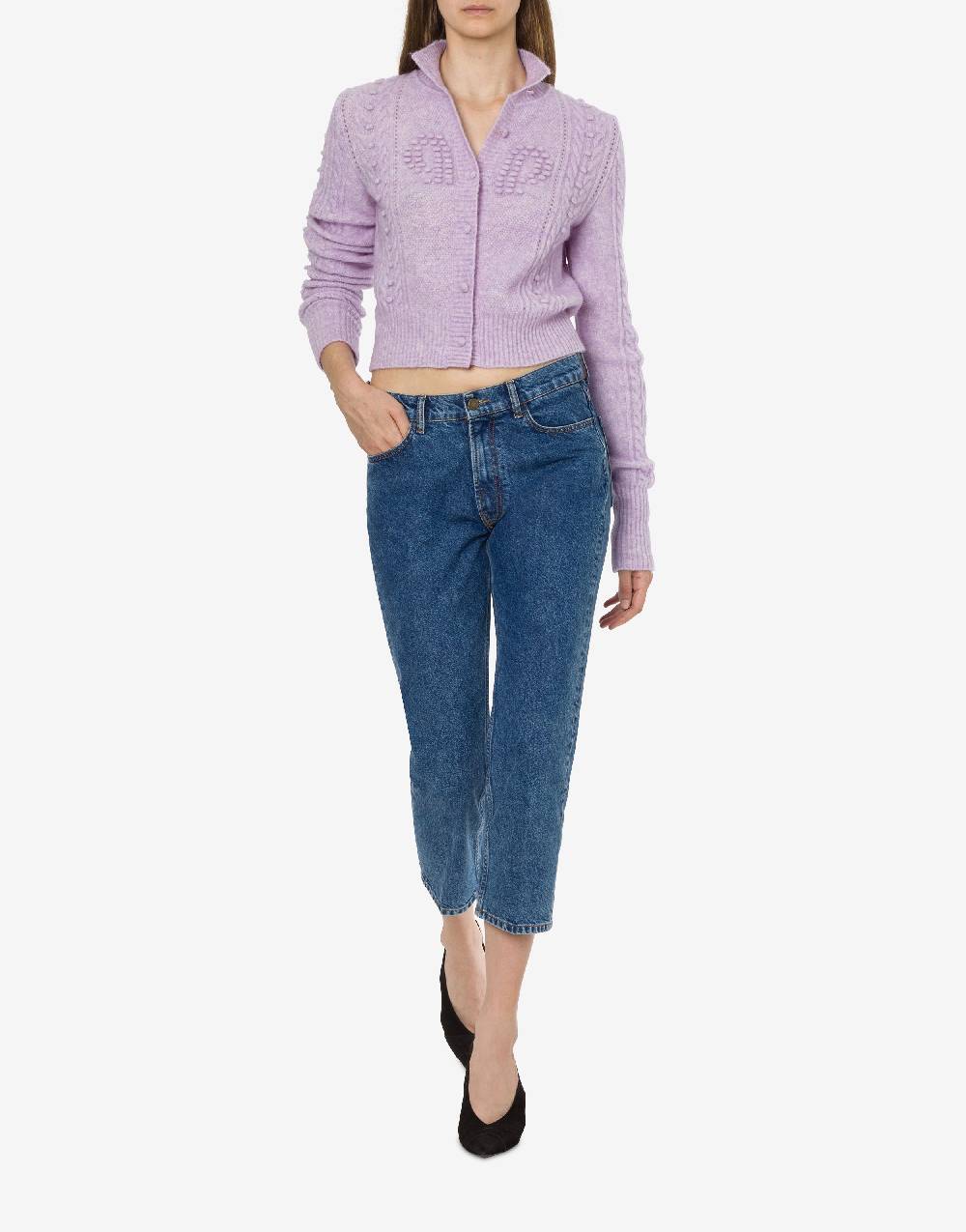 Philosophy Di Lorenzo Serafini Cardigan in baby alpaca e lana Doppia P Consegna Veloce