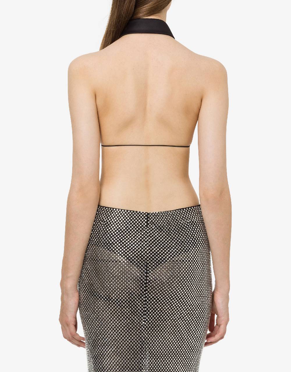 Philosophy Di Lorenzo Serafini Top crop in duchesse Affare Del Giorno