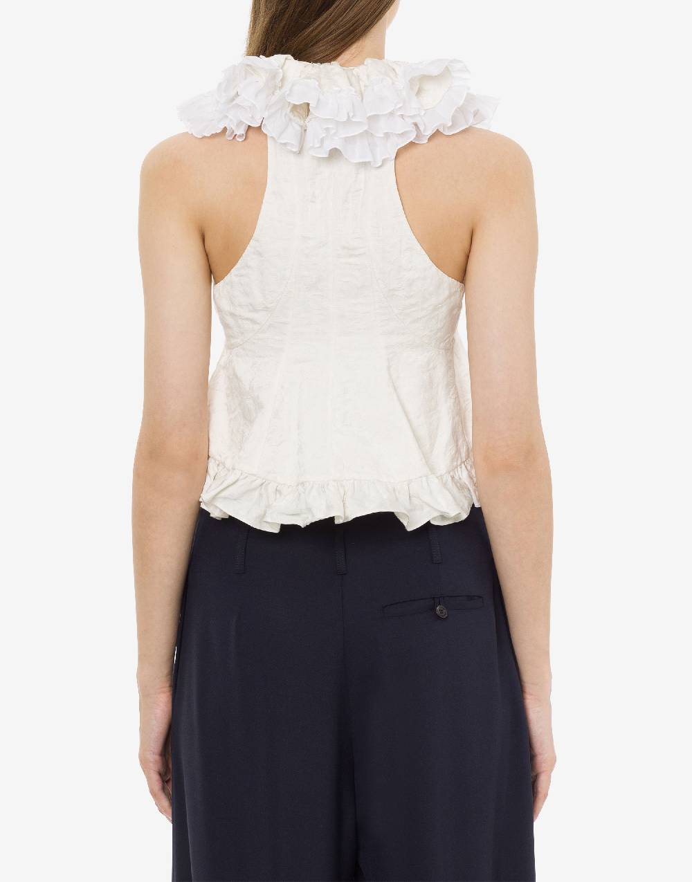 Philosophy Di Lorenzo Serafini Gilet crop in cotone jacquard Convenienza