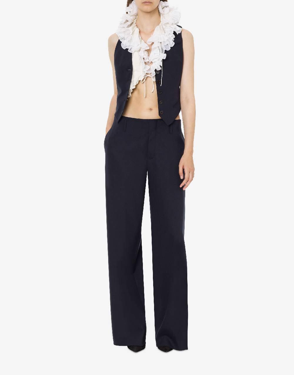 Philosophy Di Lorenzo Serafini Gilet crop in cotone jacquard Convenienza