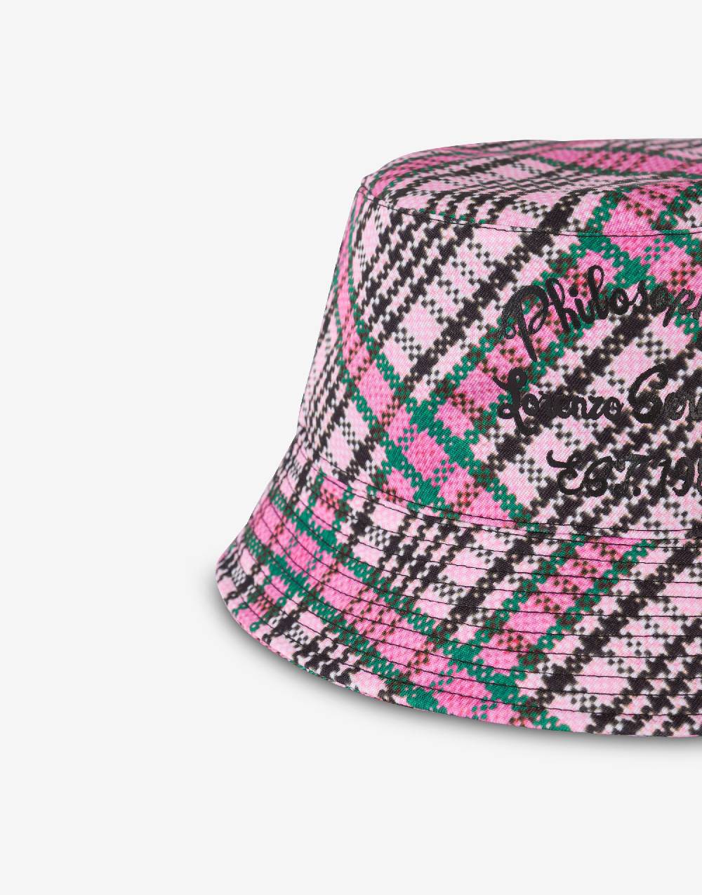 Philosophy Di Lorenzo Serafini Cappello beachwear con stampa Check In Vendita