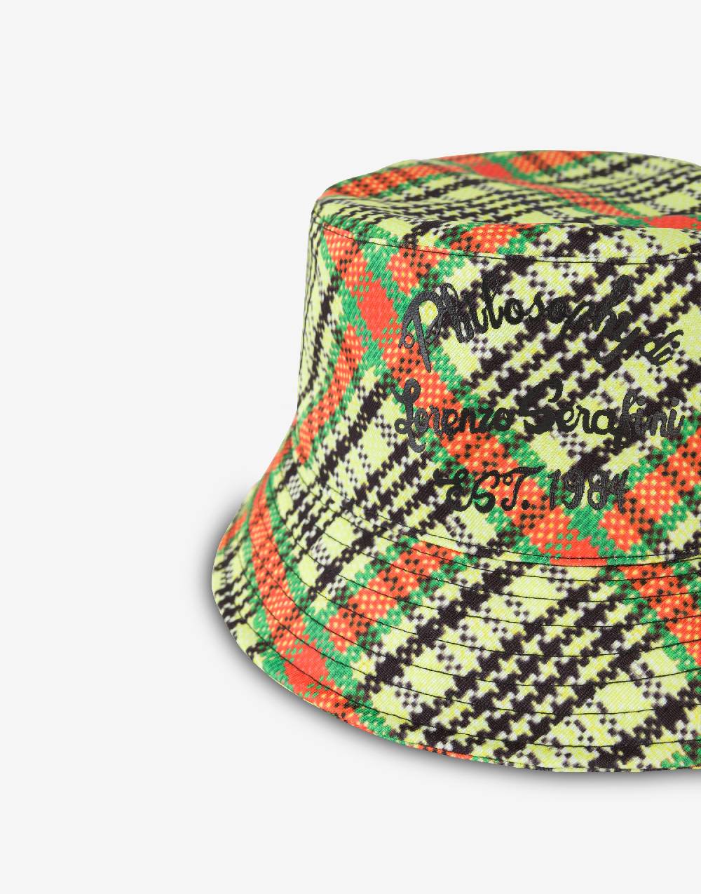 Philosophy Di Lorenzo Serafini Cappello beachwear con stampa Check Saldi