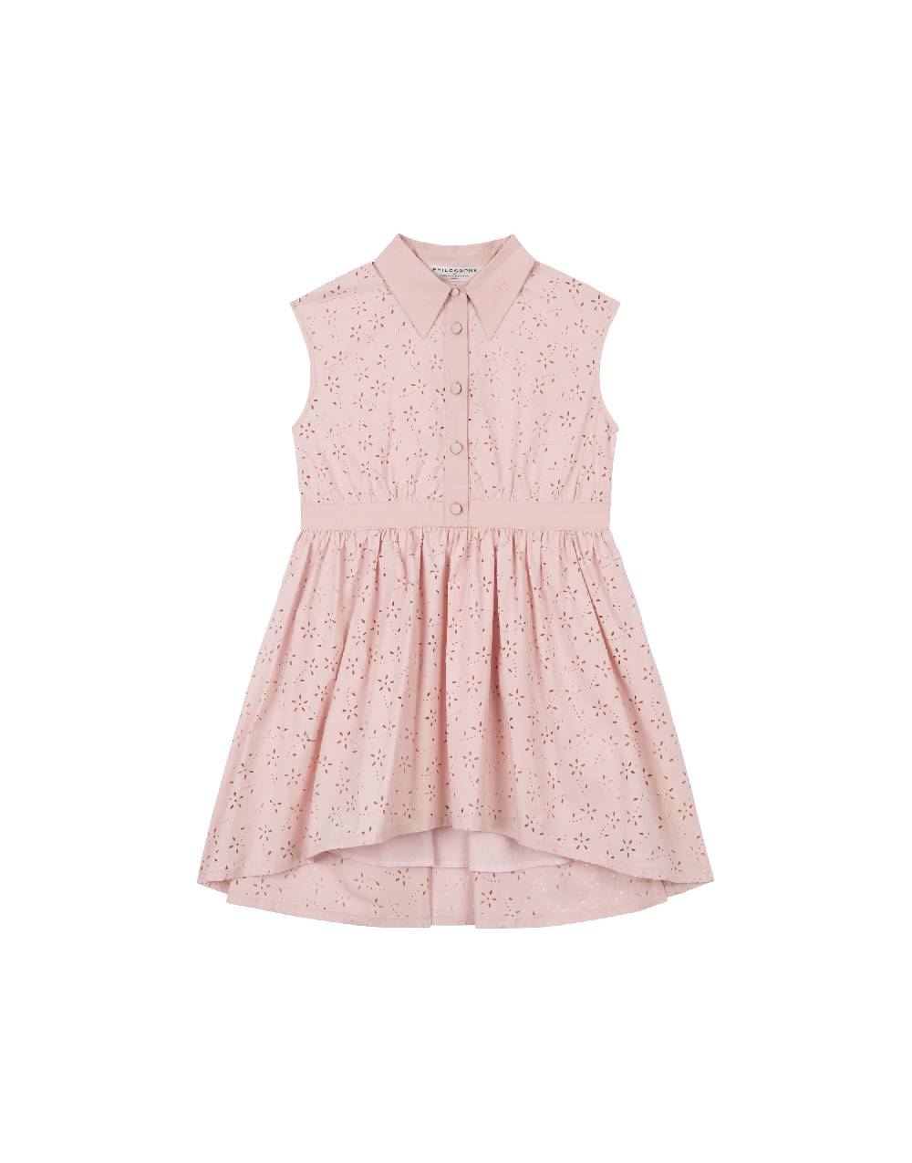 Philosophy Di Lorenzo Serafini Kids abito in cotone con motivo floreale Vendite Flash