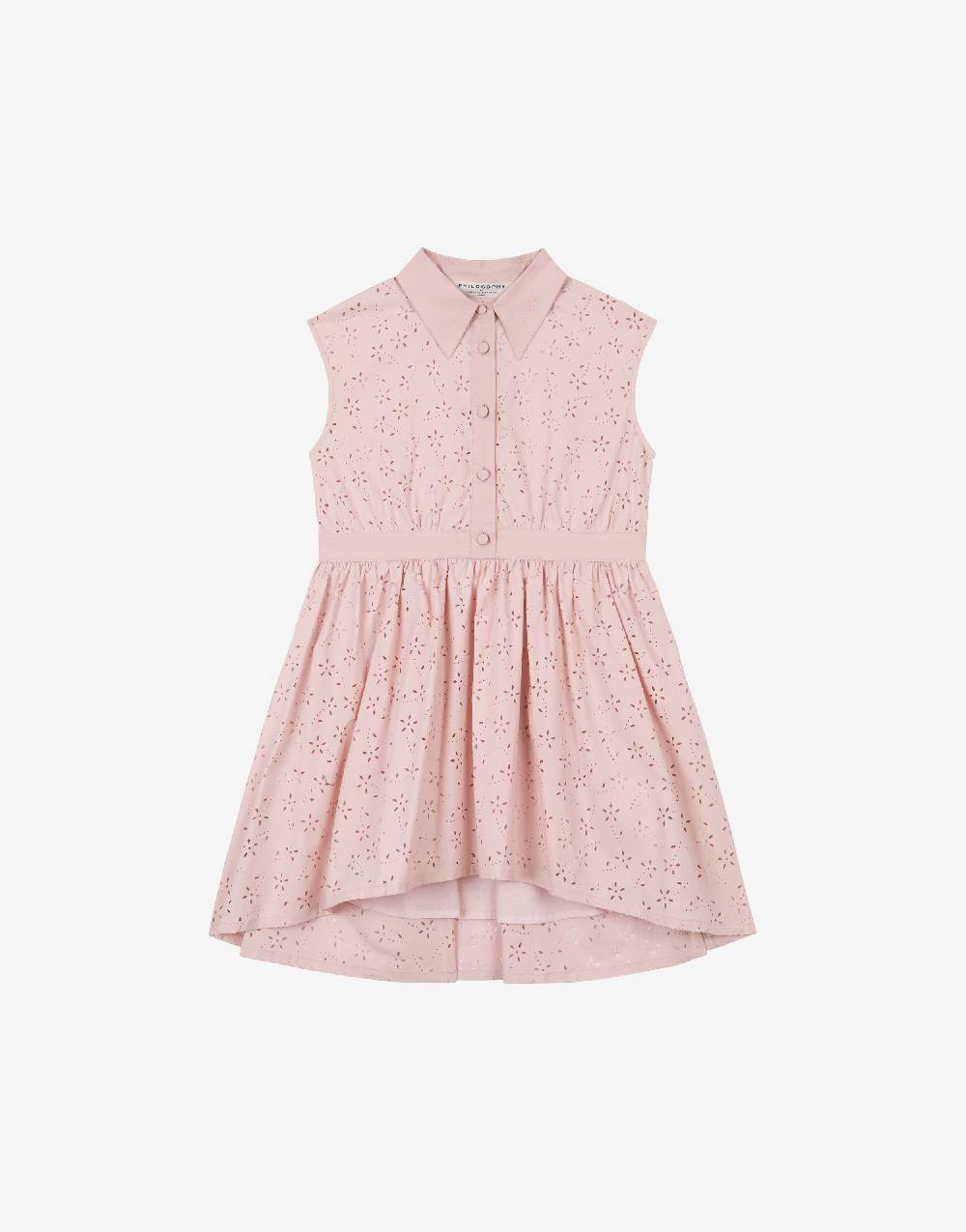 Philosophy Di Lorenzo Serafini Kids abito in cotone con motivo floreale Vendite Flash