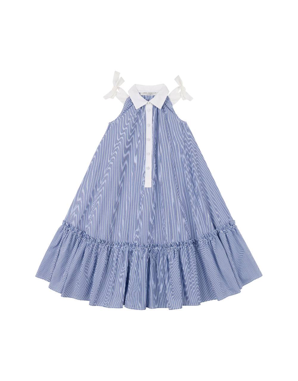 Philosophy Di Lorenzo Serafini Kids abito in popeline rigato con fiocchi Negozio