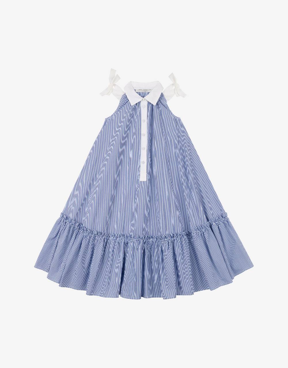 Philosophy Di Lorenzo Serafini Kids abito in popeline rigato con fiocchi Negozio