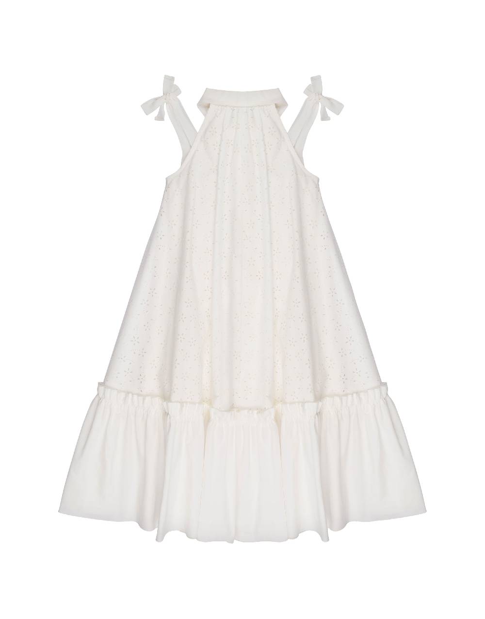 Philosophy Di Lorenzo Serafini Kids abito ad A in cotone con motivo floreale Nuova