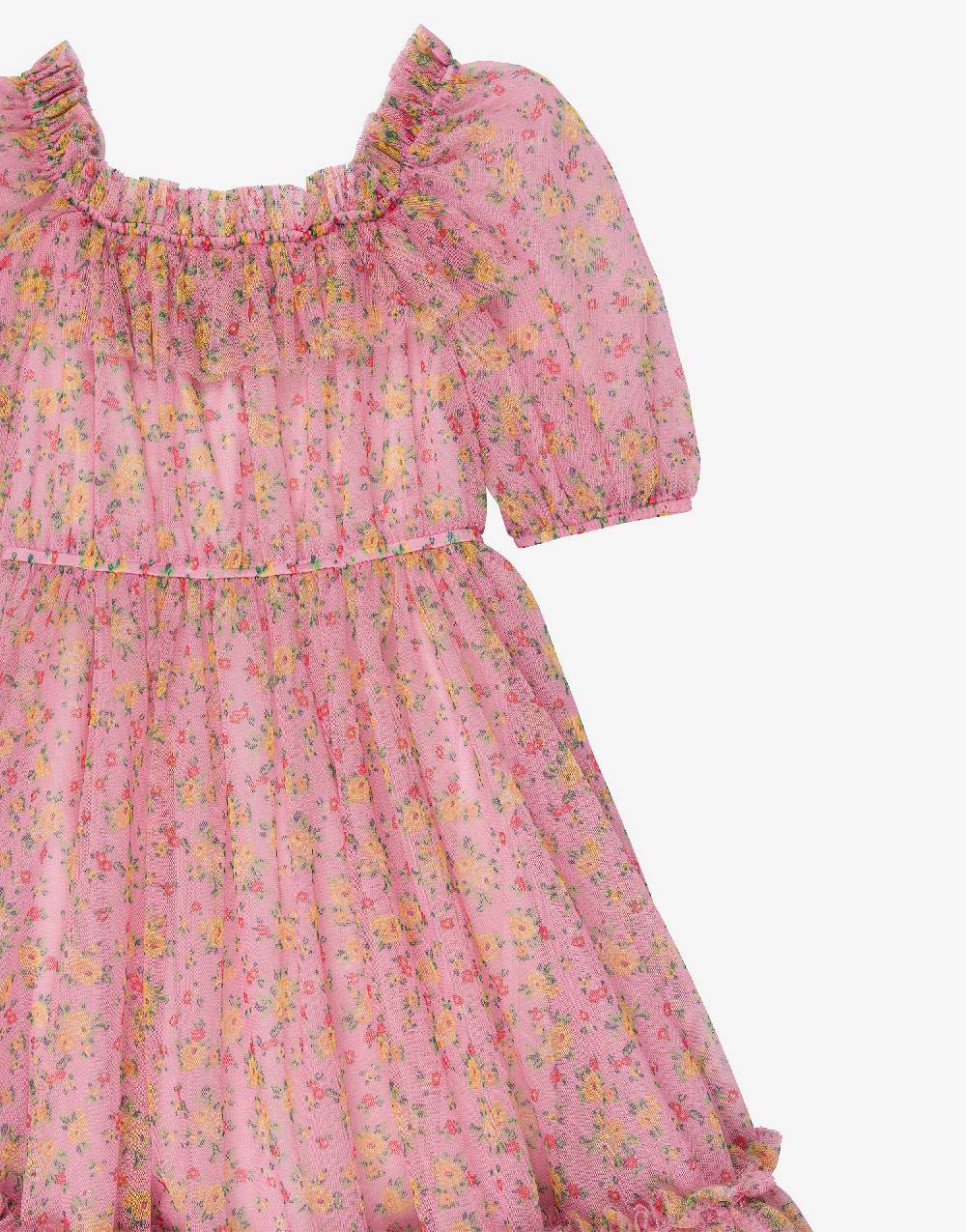 Philosophy Di Lorenzo Serafini Kids abito in tulle con stampa fiori Moda