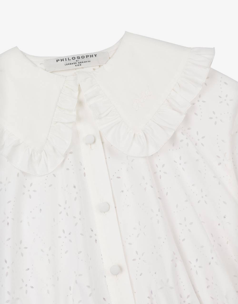 Philosophy Di Lorenzo Serafini Kids camicia in popeline con motivo floreale In Linea