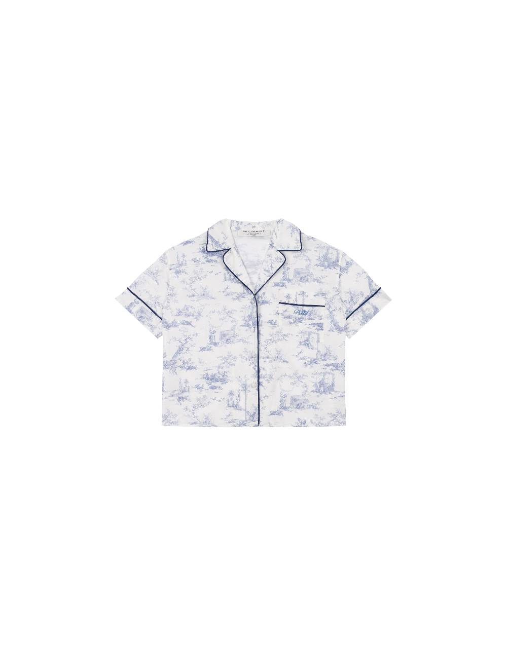 Philosophy Di Lorenzo Serafini Kids camicia in cotone con stampa Toile de Jouy Qualità