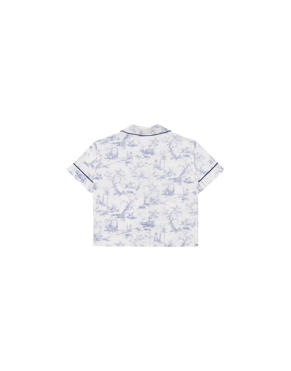 Philosophy Di Lorenzo Serafini Kids camicia in cotone con stampa Toile de Jouy Qualità