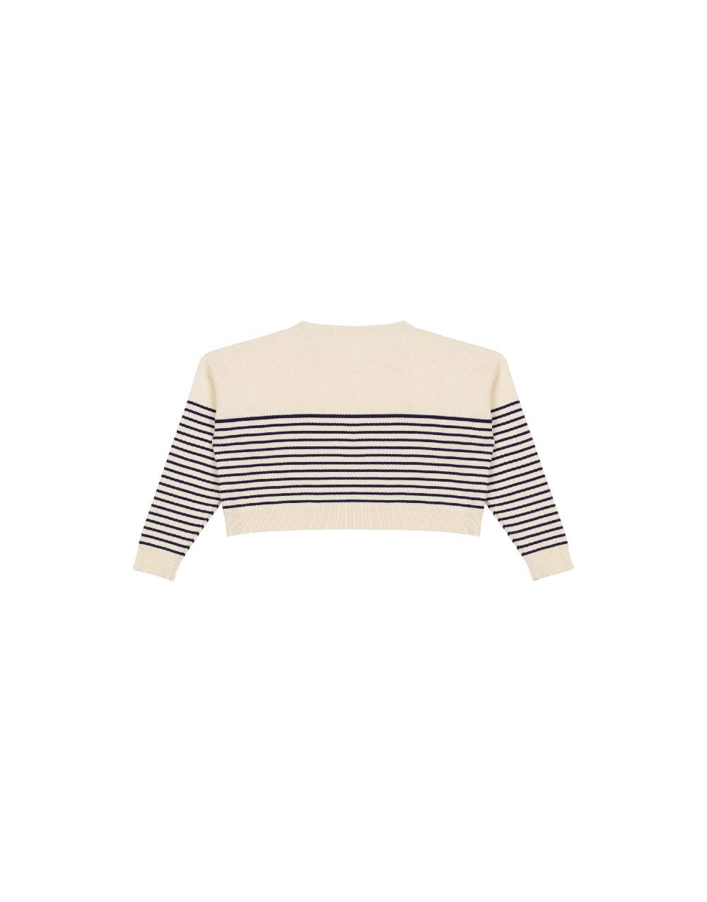 Philosophy Di Lorenzo Serafini Kids maglione in cotone a righe marinière Presa