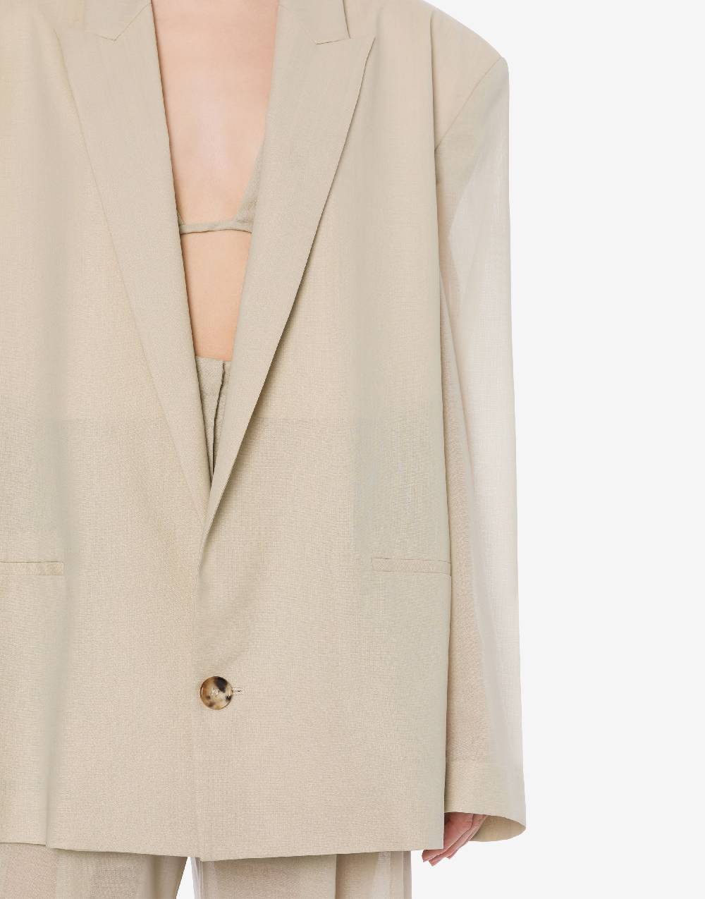 Philosophy Di Lorenzo Serafini Giacca oversize in voile di lana Convenienza