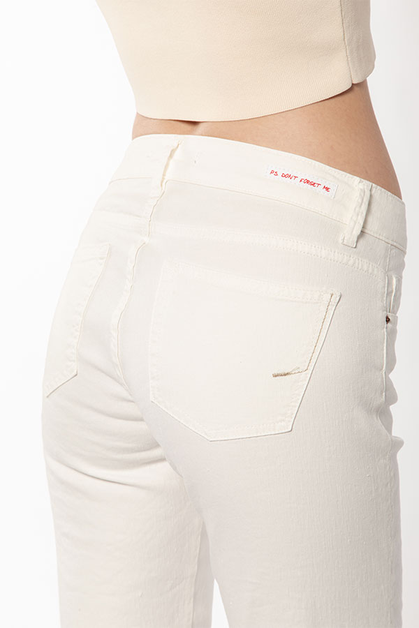 PS. Don't Forget Me SHARON 1 LOW RISE FLARE CROPPED FIT Consegna Veloce