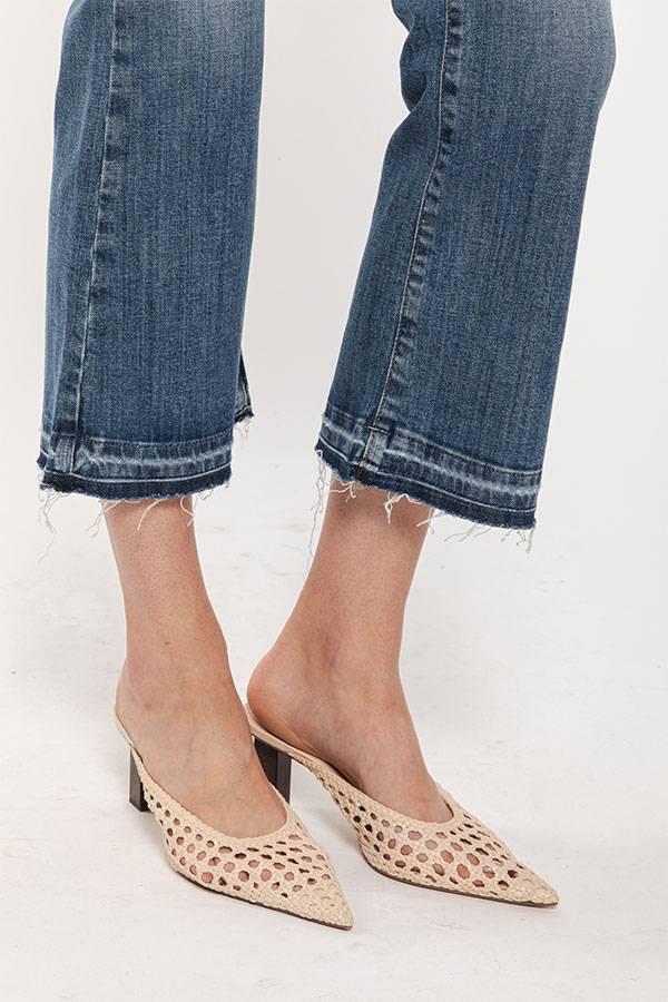 PS. Don't Forget Me SHARON LOW RISE FLARE CROPPED FIT Shopping Online
