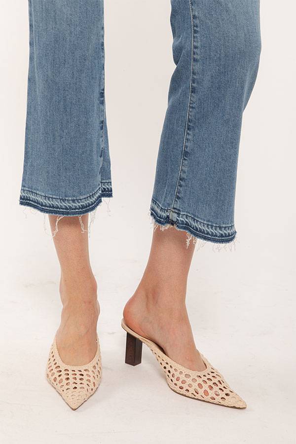 PS. Don't Forget Me SHARON LOW RISE FLARE CROPPED FIT Affare Del Giorno