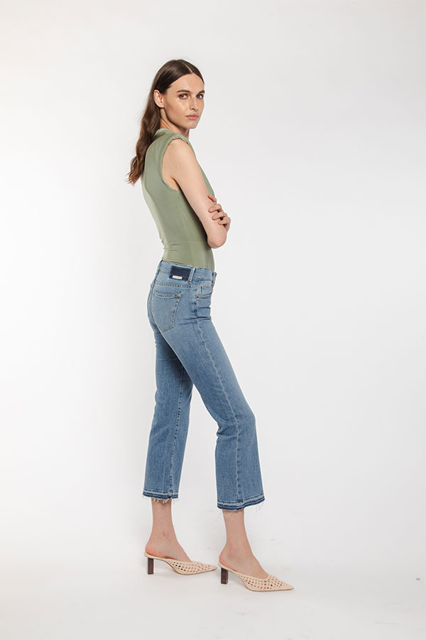PS. Don't Forget Me SHARON LOW RISE FLARE CROPPED FIT Affare Del Giorno