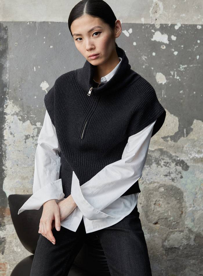 Lorena Antoniazzi GILET IN MAGLIA Affare Del Giorno