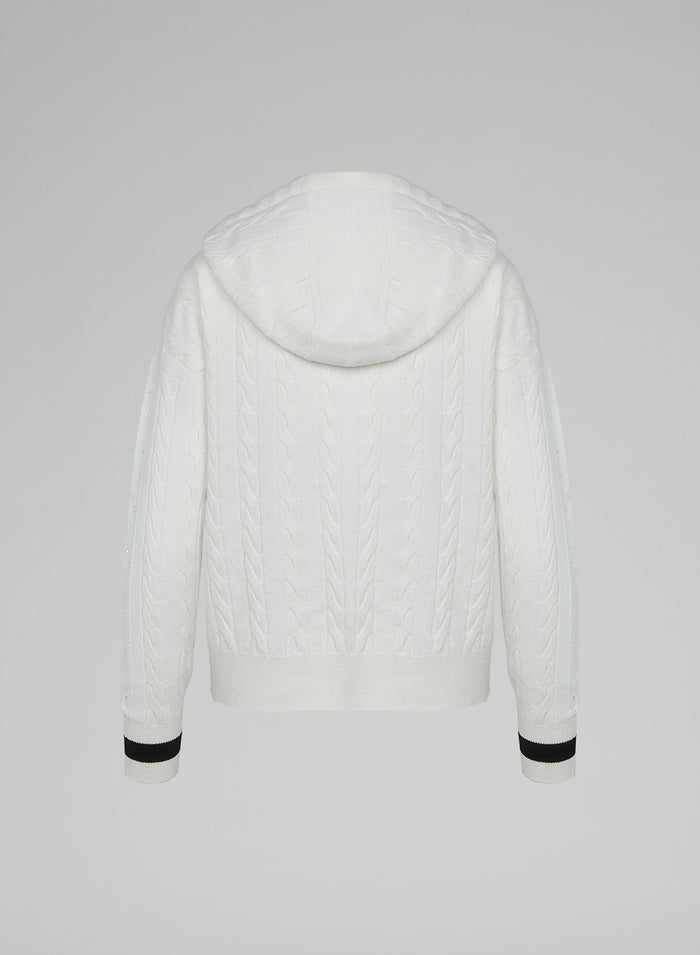 Lorena Antoniazzi FELPA IN MAGLIA A TRECCIA Outlet