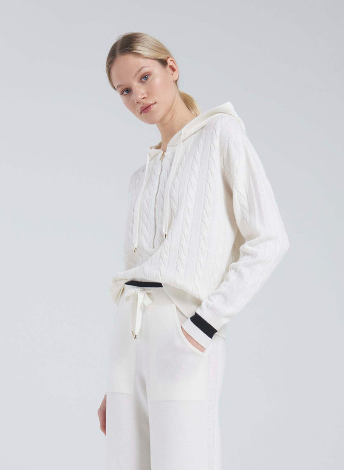 Lorena Antoniazzi FELPA IN MAGLIA A TRECCIA Outlet
