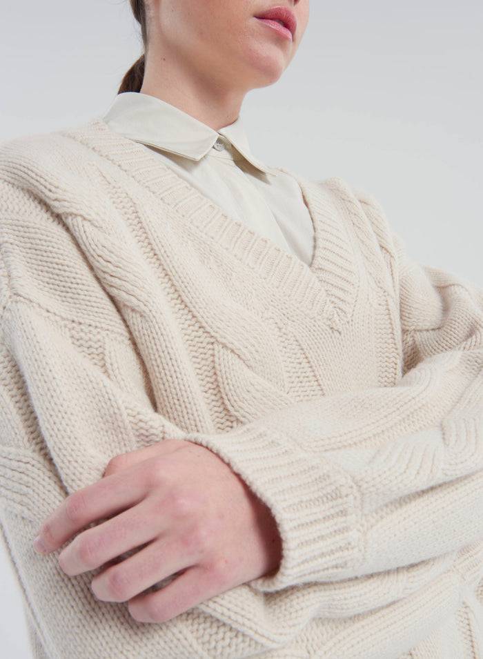 Lorena Antoniazzi MAGLIA IN LANA, CASHMERE E SETA Negozio