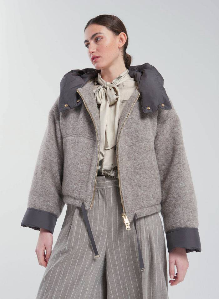 Lorena Antoniazzi BOMBER IN LANA Pezzi Unici