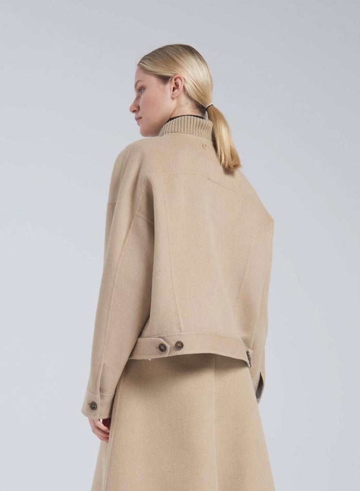 Lorena Antoniazzi BOMBER IN LANA E ANGORA Affare Del Giorno