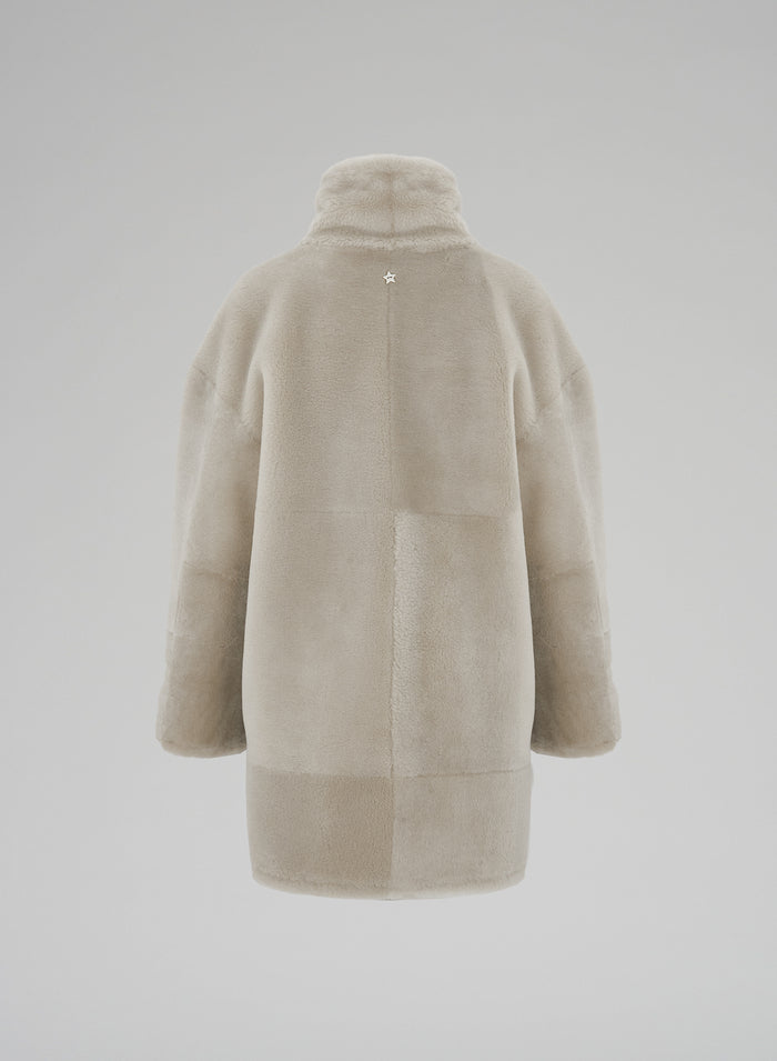 Lorena Antoniazzi CAPPOTTO IN MONTONE Sconto